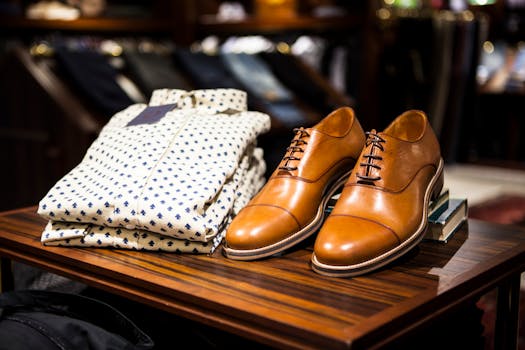luxury fashion display