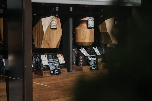 luxurious store interior