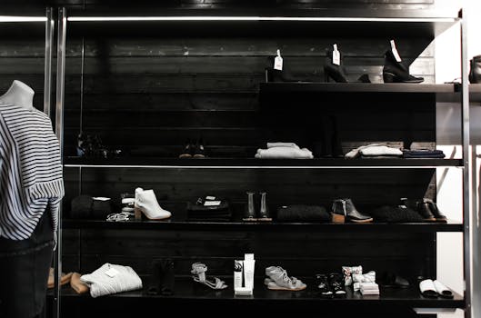 luxury fashion store interior