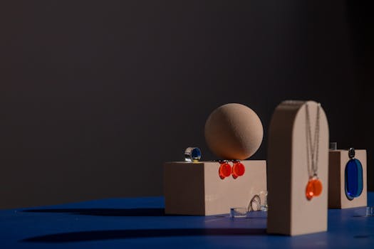 luxury product display